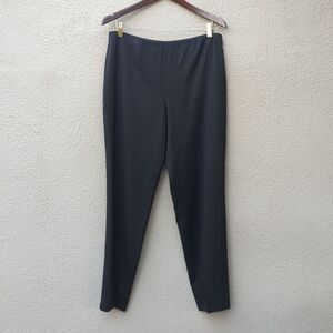 AGNONA Italy High Waist Black flare Leg Wool Silk Trousers Pants  size 30